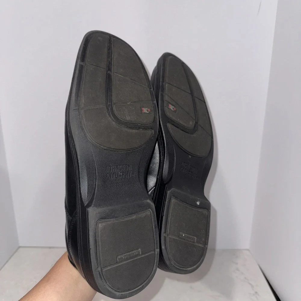 Johnston &  Murphy Men's Dress Shoes Size 9XW Leather Black